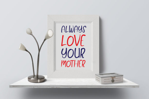 Mother Kitchen Font Poster 4