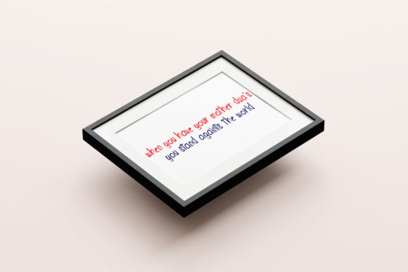 Mother Kitchen Font Poster 5