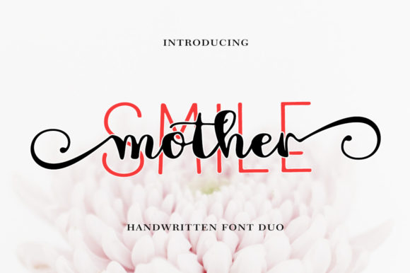 Mother Smile Duo Font Poster 1