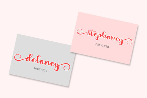 Mother Smile Duo Font Poster 6