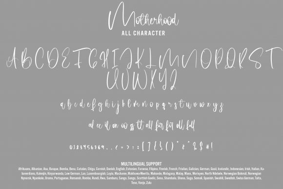 Motherhood Font Poster 7