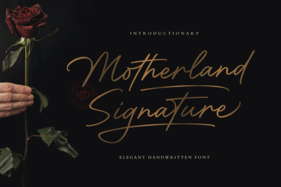 Motherland Signature Font