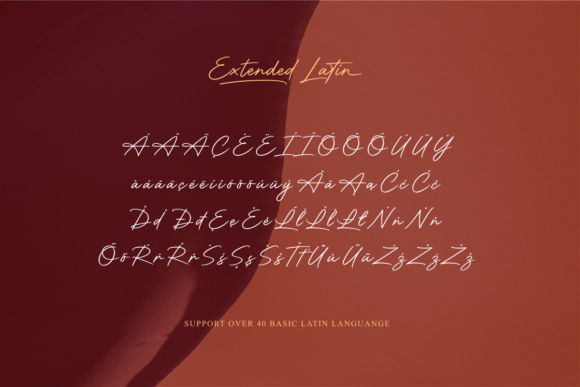 Motherland Signature Font Poster 15