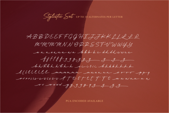 Motherland Signature Font Poster 16