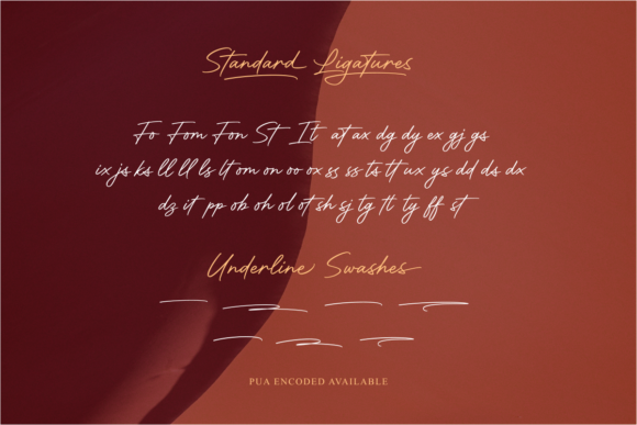 Motherland Signature Font Poster 17