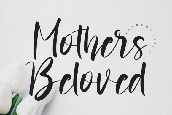 Mothers Beloved Font Poster 1
