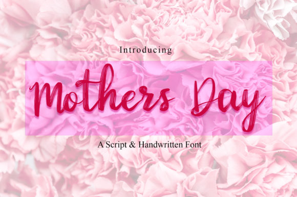 Mothers Day Font Poster 1