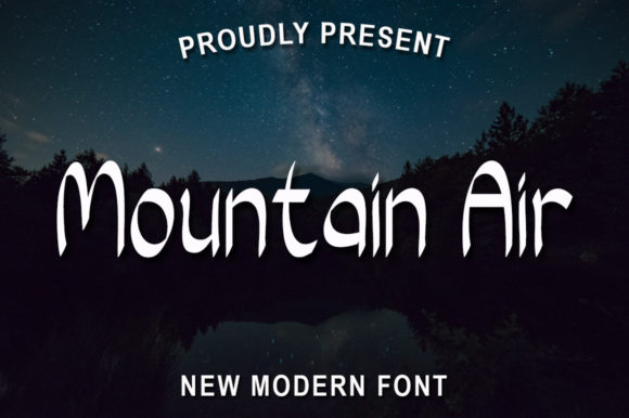 Mountain Air Font Poster 1