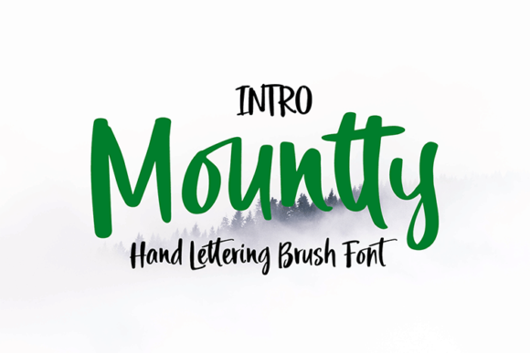 Mountty Font Poster 1