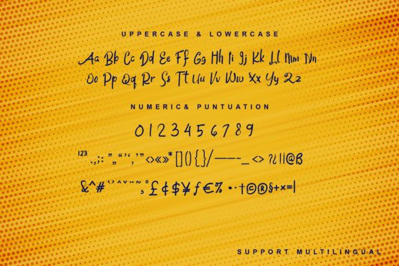 Mouselow Font Poster 9