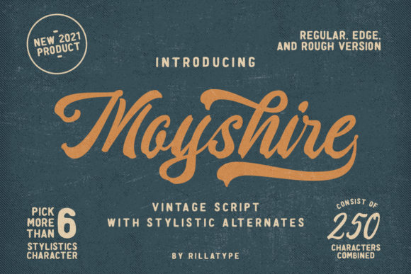 Moyshire Font Poster 1