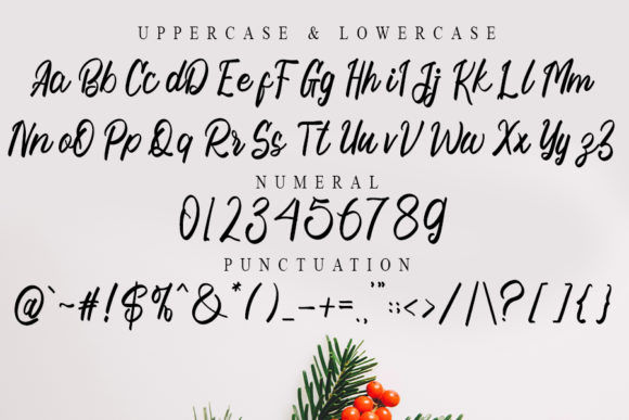 Mozzarella Font Poster 3