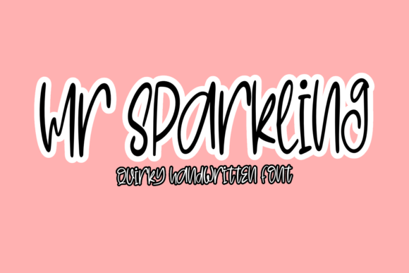Mr Sparkling Font Poster 1