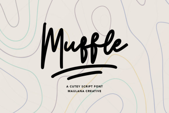 Muffle Font Poster 1