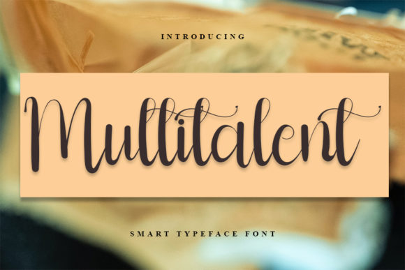 Multitalent Font Poster 1