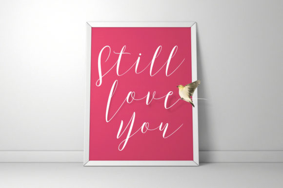 Murano Font Poster 2