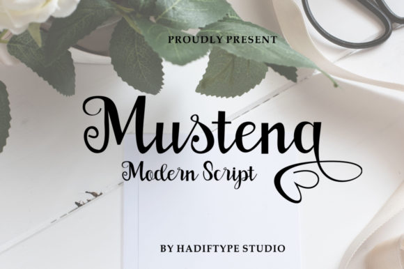 Mustena Font Poster 1