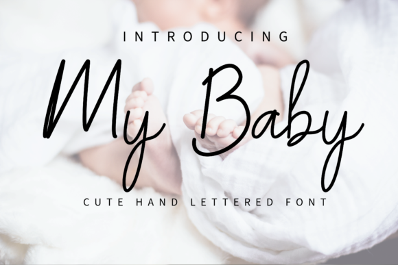 My Baby Font Poster 1