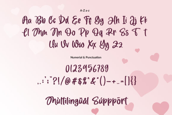My Beloved Font Poster 4