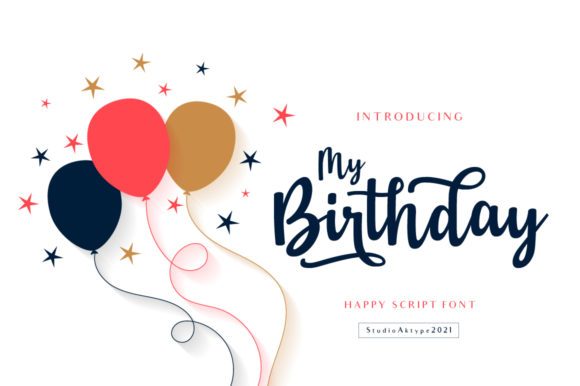 My Birthday Font