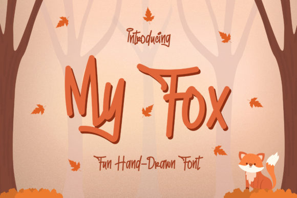 My Fox Font Poster 1