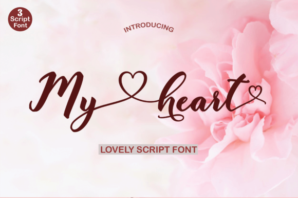 My Heart Font My Heart Font Poster 1