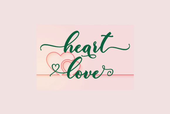 My Heart Font Poster 8