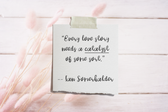 My Love Story Font Poster 2