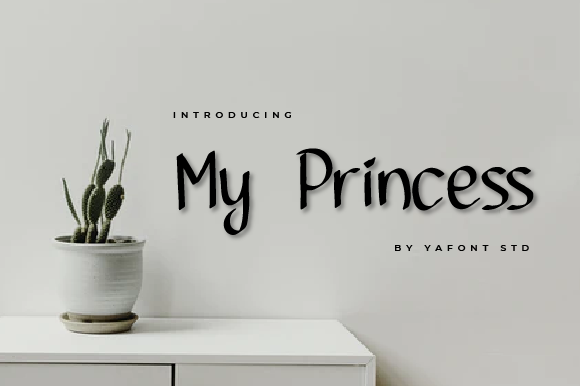 My Princess Font Poster 1