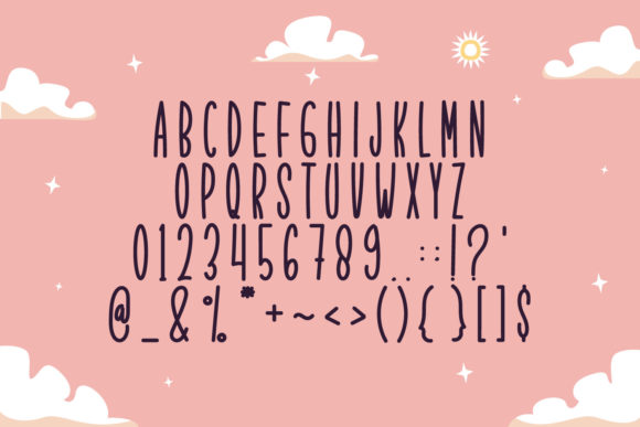 My Rainbow Font Poster 5