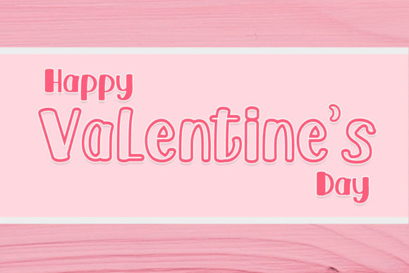 My Valentine Font Poster 4