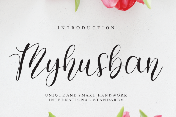 Myhusban Font Poster 1