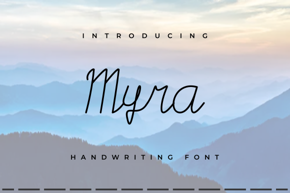 Myra Font Poster 1