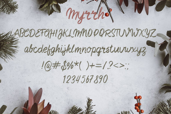 Myrrh Font Poster 2