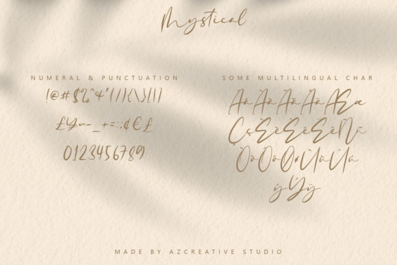 Mystical Font Poster 10