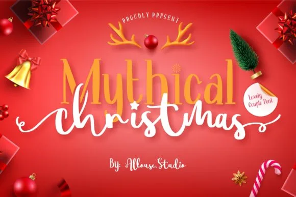 Mythical Christmas Font Mythical Christmas Font Poster 1