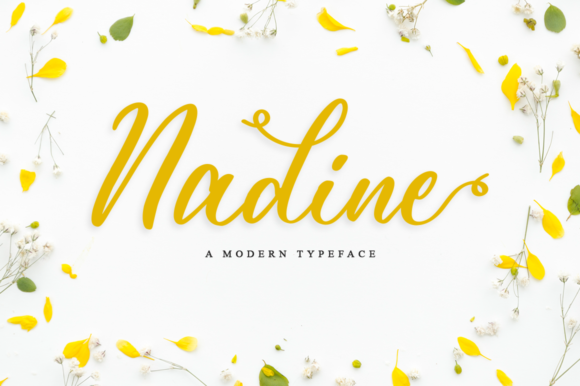 Nadine Font Poster 1