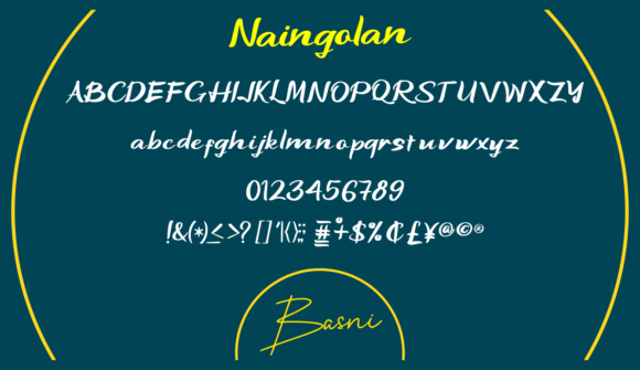 Naingolan Font Poster 4