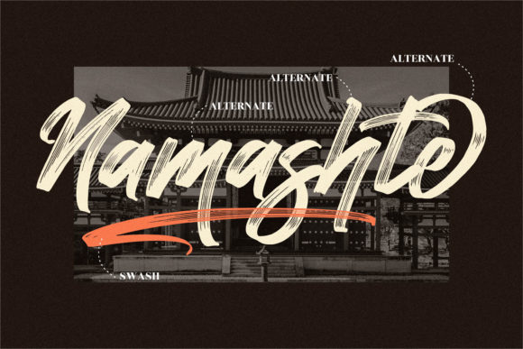 Namashte Font Poster 10