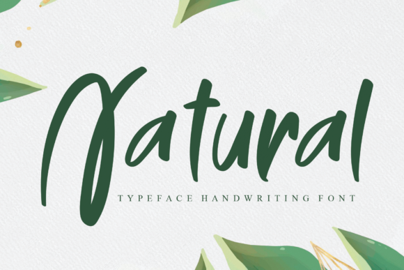 Natural Font Poster 1