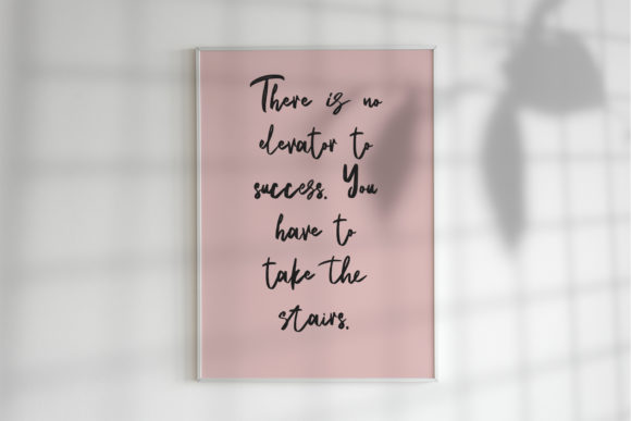 Natural Handwritten Font Poster 7