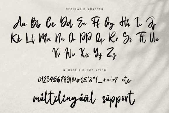 Natural Handwritten Font Poster 8