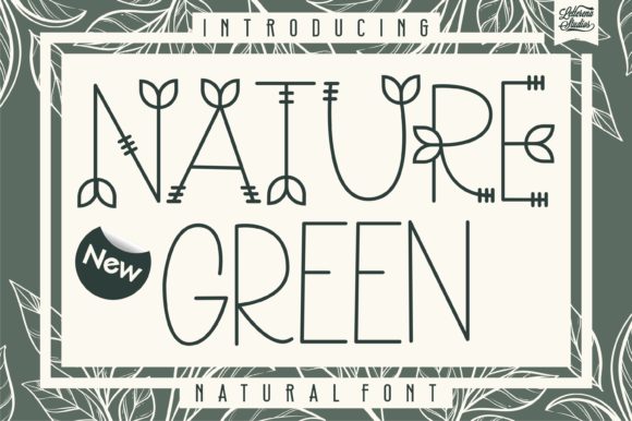 Nature Green Font