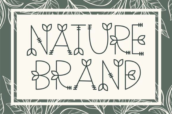 Nature Green Font Poster 5