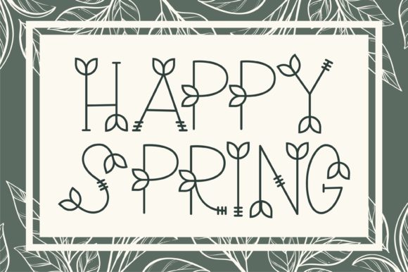 Nature Green Font Poster 6