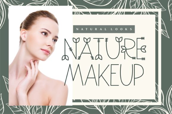 Nature Green Font Poster 8