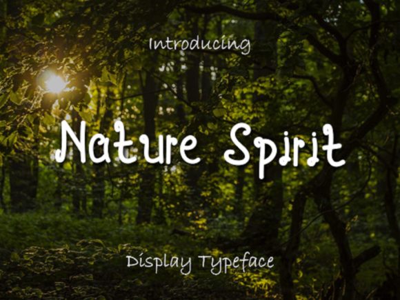 Nature Spirit Font Poster 1