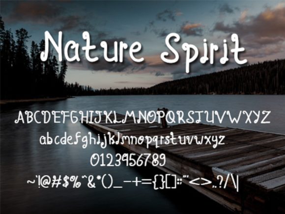 Nature Spirit Font Poster 5