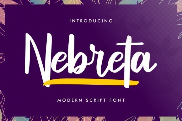 Nebreta Font Poster 1