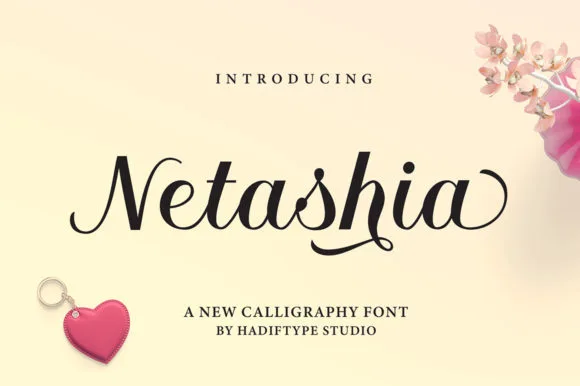 Netashia Font Poster 1